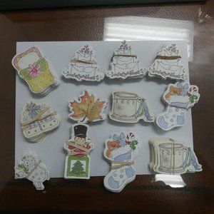 Assorted Craft Scrapbook Die Cuts / Gift Tags